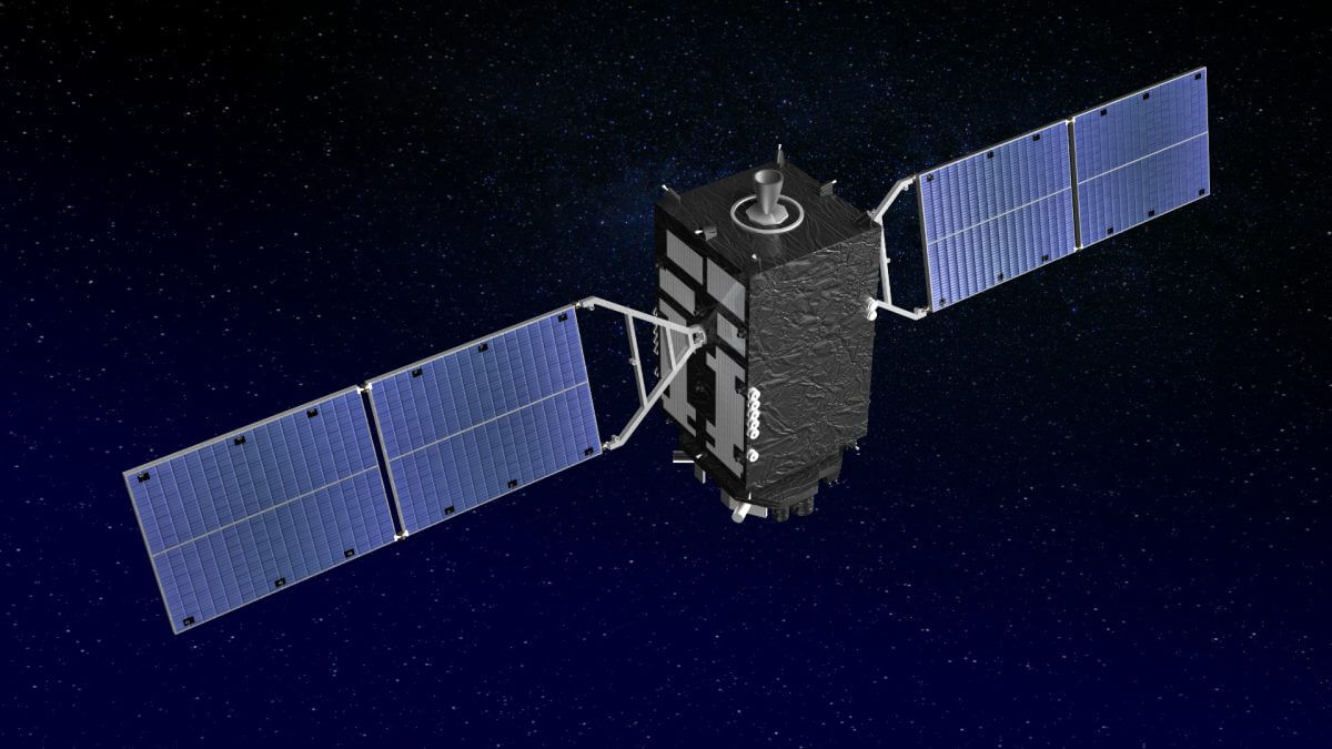 準天頂衛星「みちびき」初号機後継機のイメージ図（Credit: みちびきホームページ）