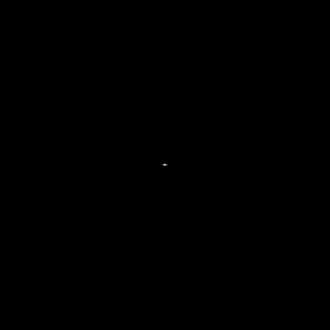 ルナー・リコネサンス・オービターが2021年10月13日に撮影した土星（Credit: NASA/GSFC/Arizona State University）
