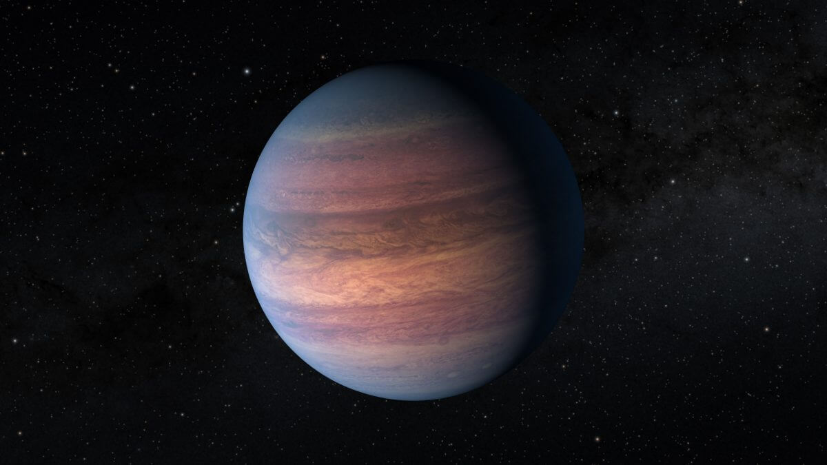 太陽系外惑星「TOI-2180 b」の想像図（Credit: NASA/JPL-Caltech/R. Hurt）
