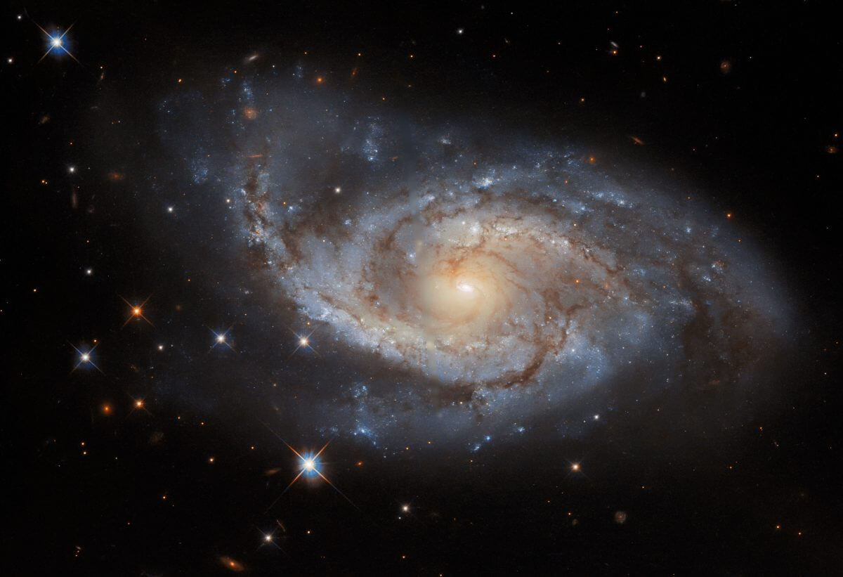 渦巻銀河「NGC 3318」（Credit: ESA/Hubble &amp; NASA, ESO, R. J. Foley; Acknowledgement: R. Colombari）