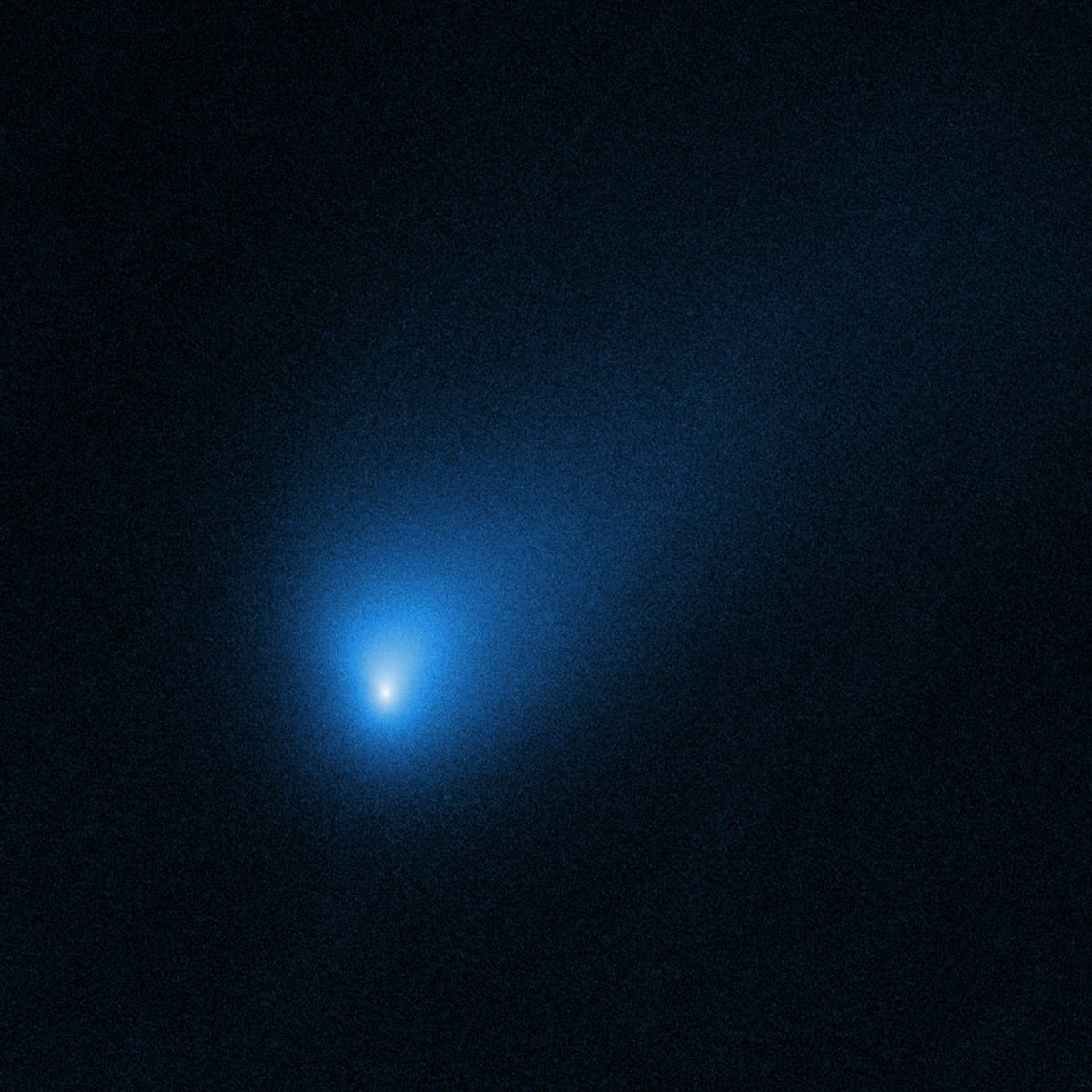 確認された人類史上2番目の恒星間天体ボリソフ彗星の画像。ハッブル宇宙望遠鏡により撮影（Credit: NASA, ESA, and D. Jewitt (UCLA)）