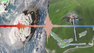 重力波望遠鏡「KAGRA」施設内の計測器がトンガ火山噴火の影響を捉えていた