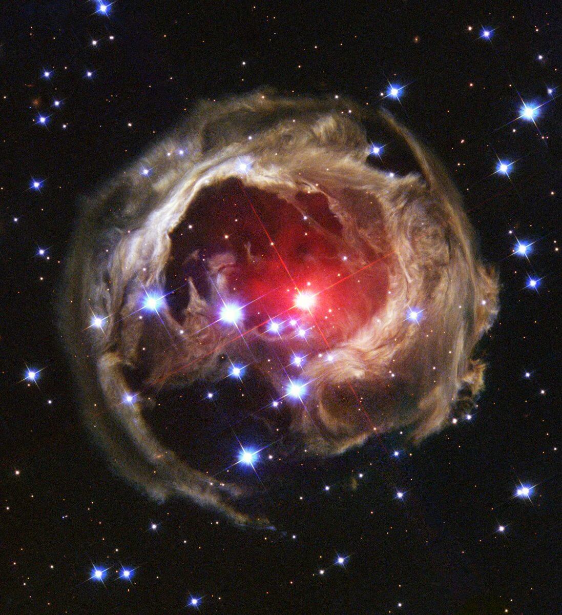 美しすぎる星「いっかくじゅう座V838星（V838 Monocerotis）」【今日の宇宙画像】