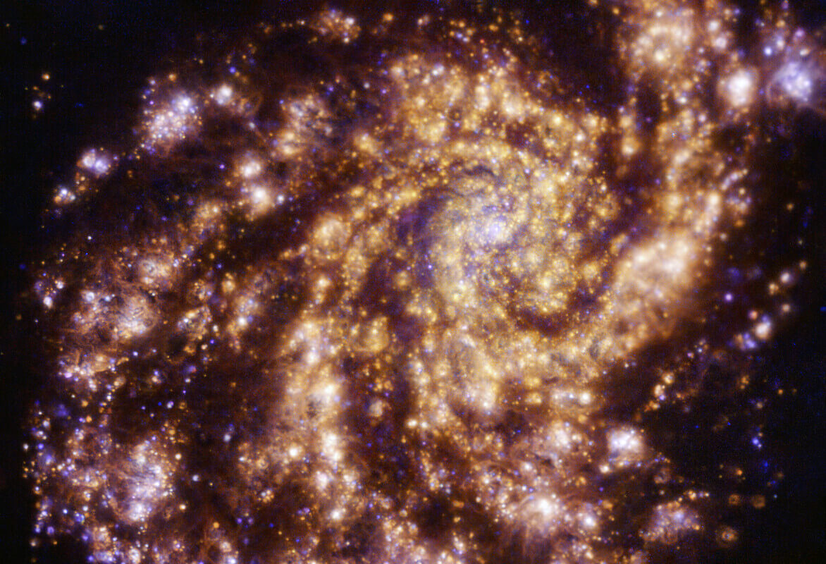 渦巻銀河「NGC 4254（M99）」（Credit: ESO/PHANGS）