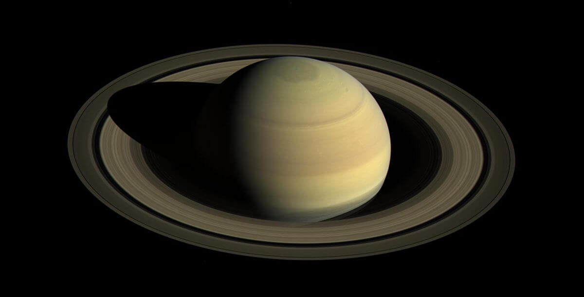 【▲ 土星探査機カッシーニが撮影した土星。2016年4月撮影（Credit: NASA/JPL-Caltech/Space Science Institute）】