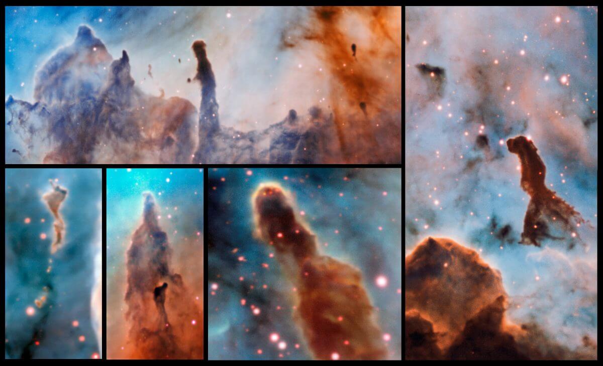 超大型望遠鏡vltが撮影したイータカリーナ星雲の美しき 破壊の柱 Sorae 宇宙へのポータルサイト