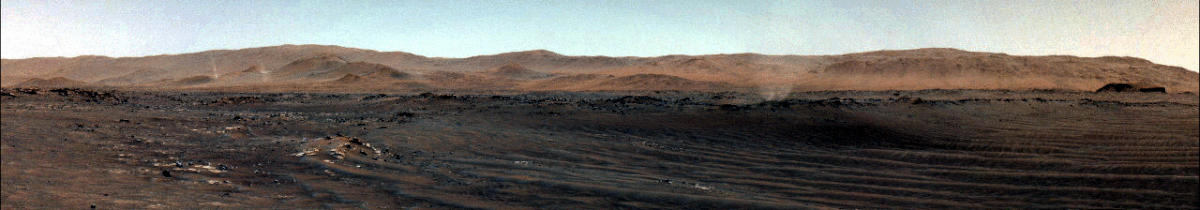 【▲ 火星探査車「Perseverance」がジェゼロ・クレーターで撮影した塵旋風（Credit: NASA/JPL-Caltech/SSI）】