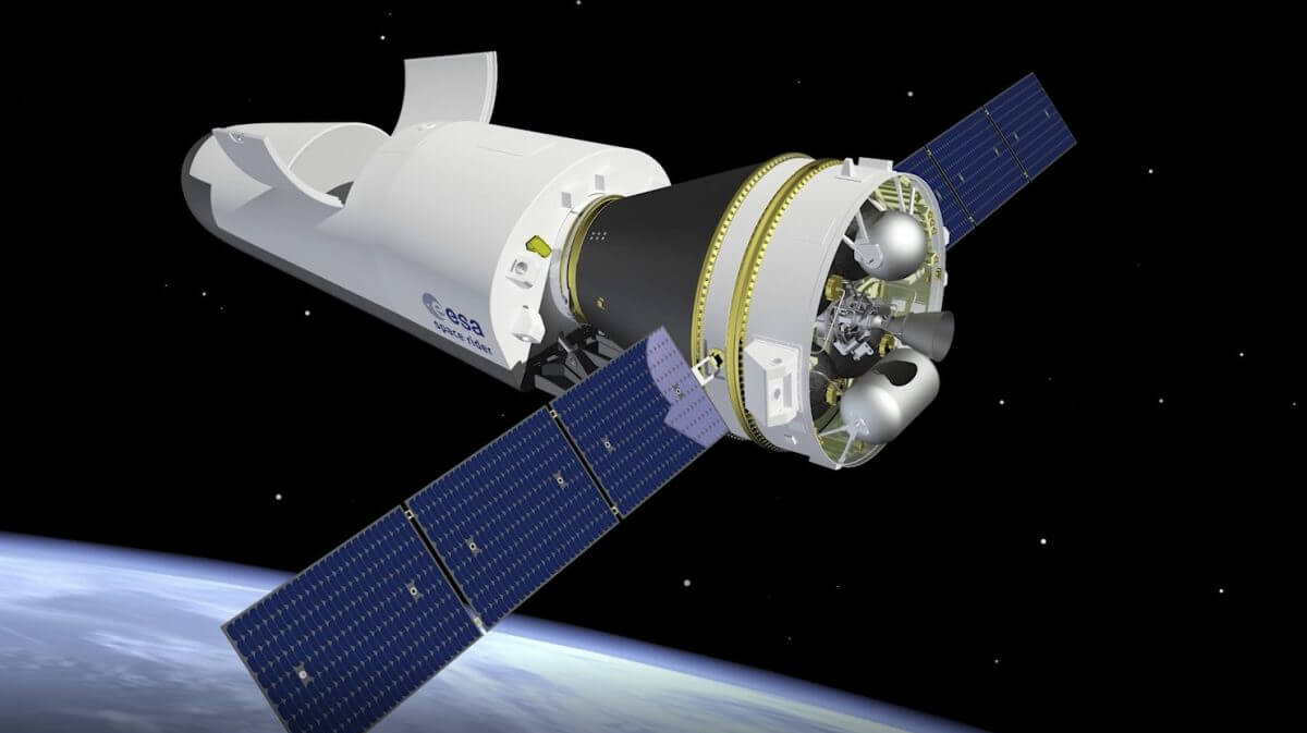 【▲ 再利用型無人宇宙船「スペースライダー」の想像図（Credit: ESA-Jacky Huart）】