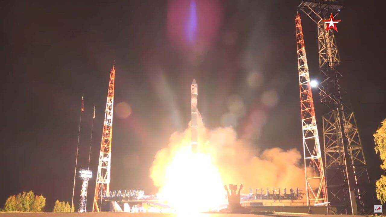 【▲ プレセツク宇宙基地から打ち上げられたソユーズ2.1vロケット（参考画像）（Credit: Roscosmos）】