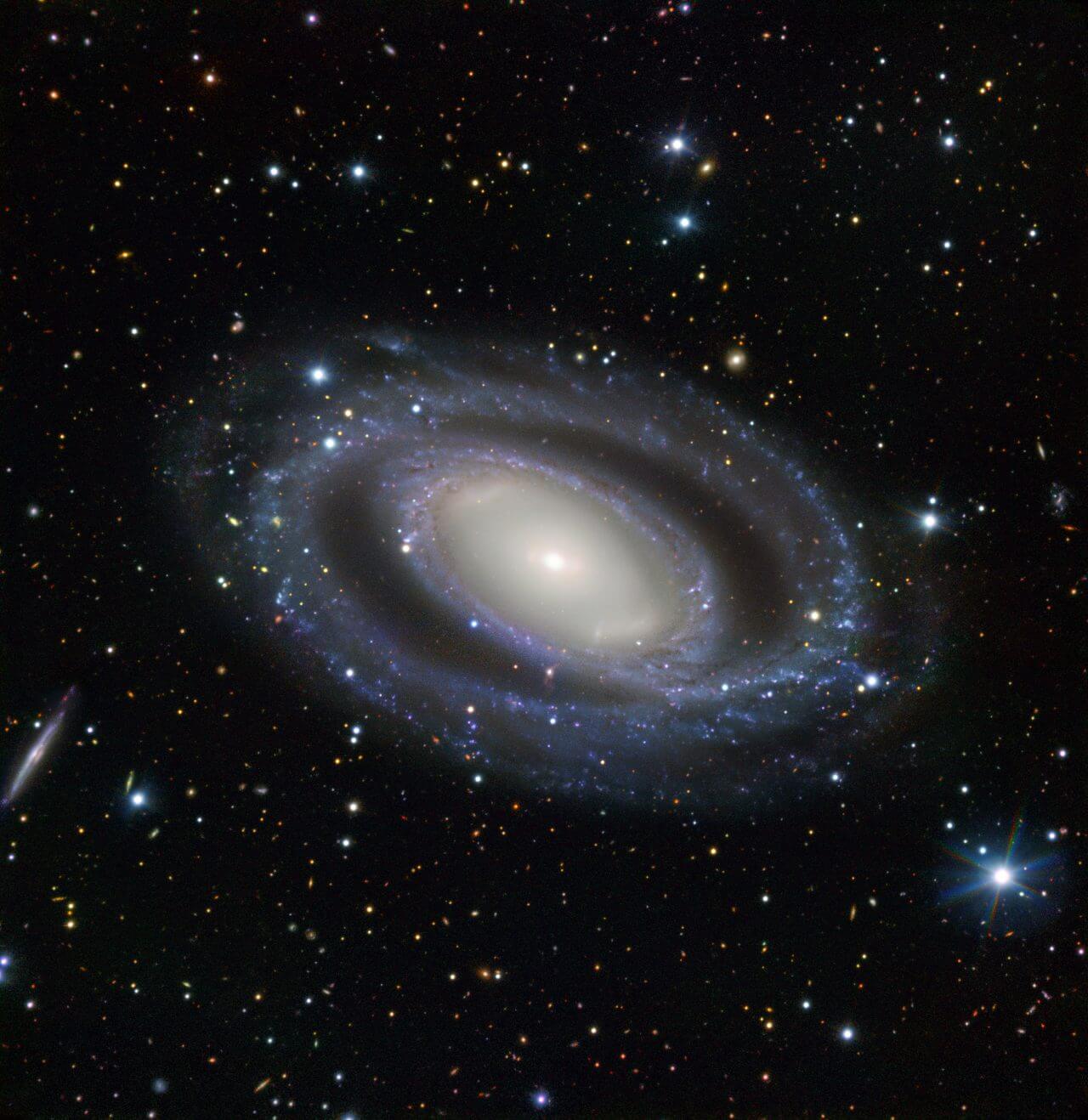 【▲ 棒渦巻銀河「NGC 7098」（Credit: ESO）】