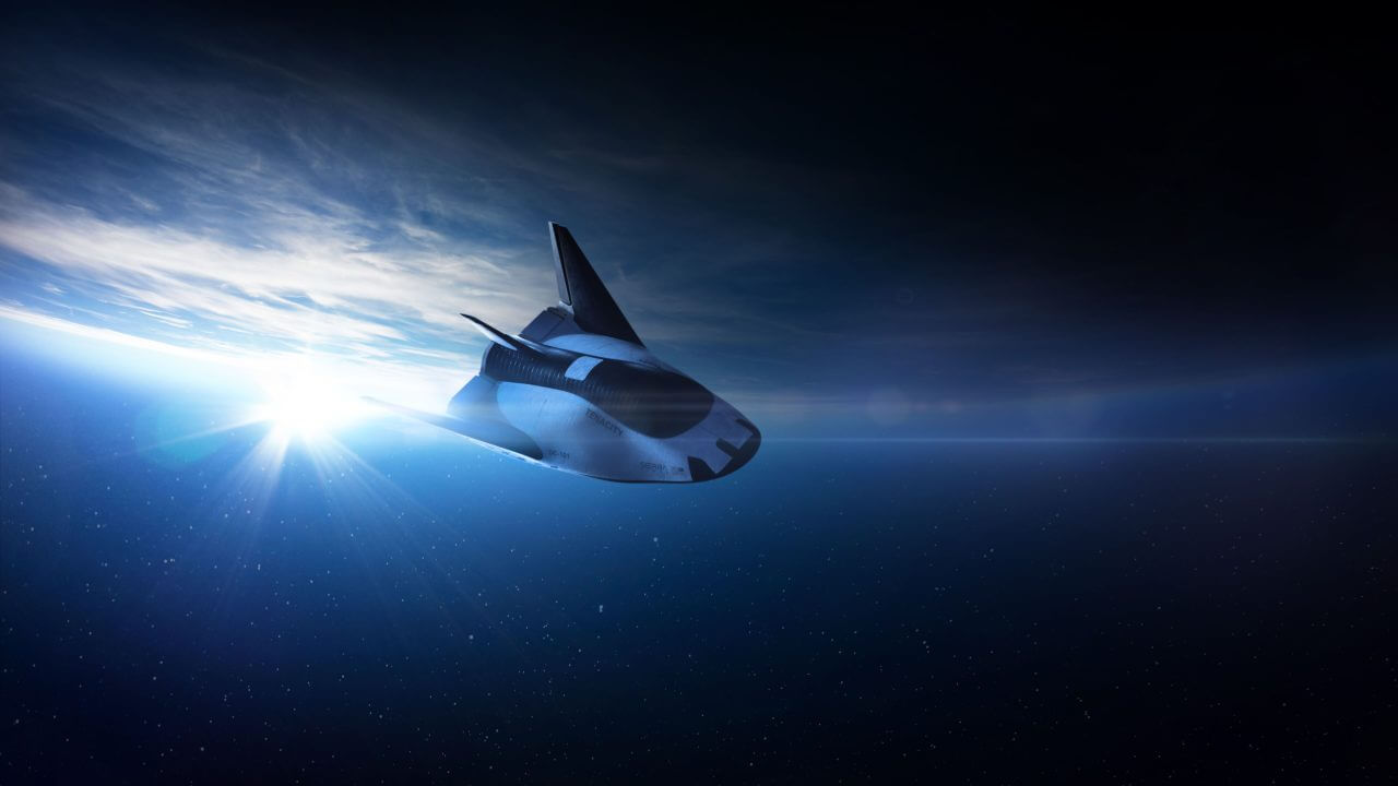 有翼宇宙船「ドリームチェイサー」のイメージ図