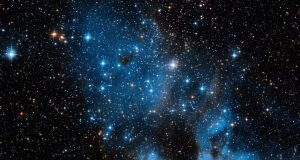 大マゼラン雲の青き天体。散開星団「NGC 1858」をハッブルが撮影