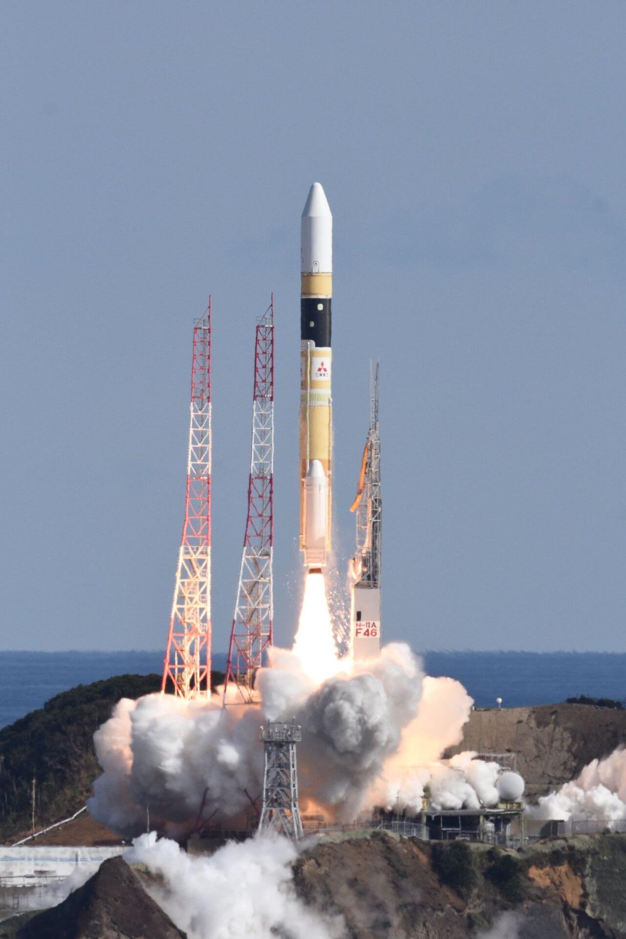 【▲ 三菱重工業が公開したH-IIAロケット46号機の打ち上げの様子（Credit: 三菱重工業打ち上げサービス）】