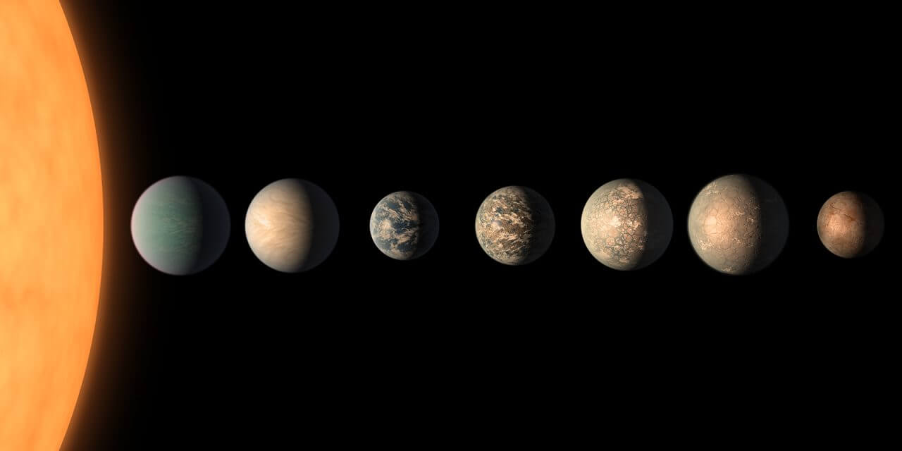 トラピスト1の恒星フレアが惑星を内部から加熱、居住可能性にも影響か