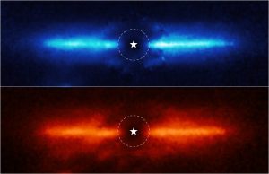 けんびきょう座AU星のデブリ円盤をウェッブ宇宙望遠鏡が詳細に観測