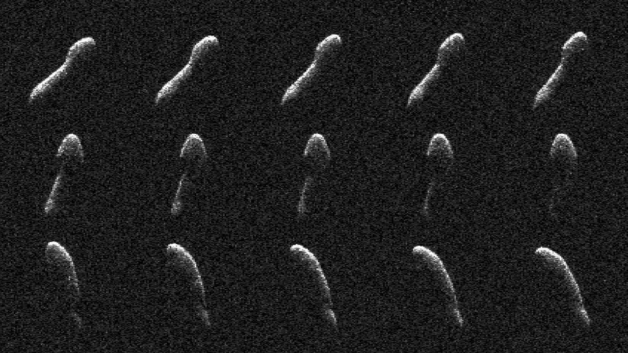 衝突リスクのあった小惑星「2011 AG5」の細長い形を「ゴールドストーン深宇宙通信施設」が観測