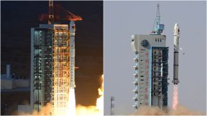 中国、地球観測衛星を相次いで打ち上げ成功