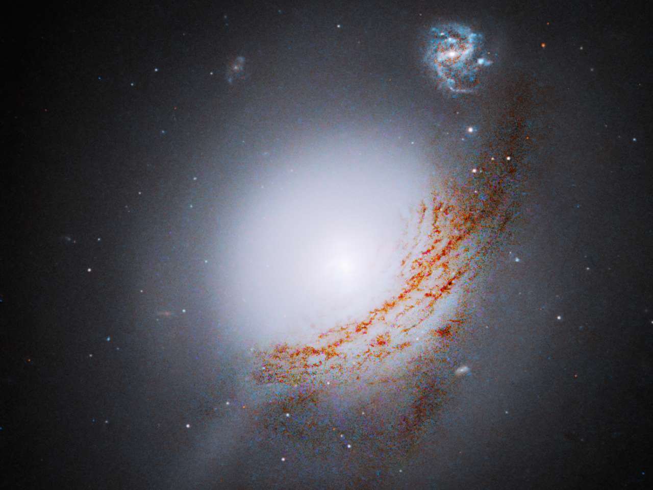 美しき発光。レンズ状銀河「NGC 5283」【今日の宇宙画像】