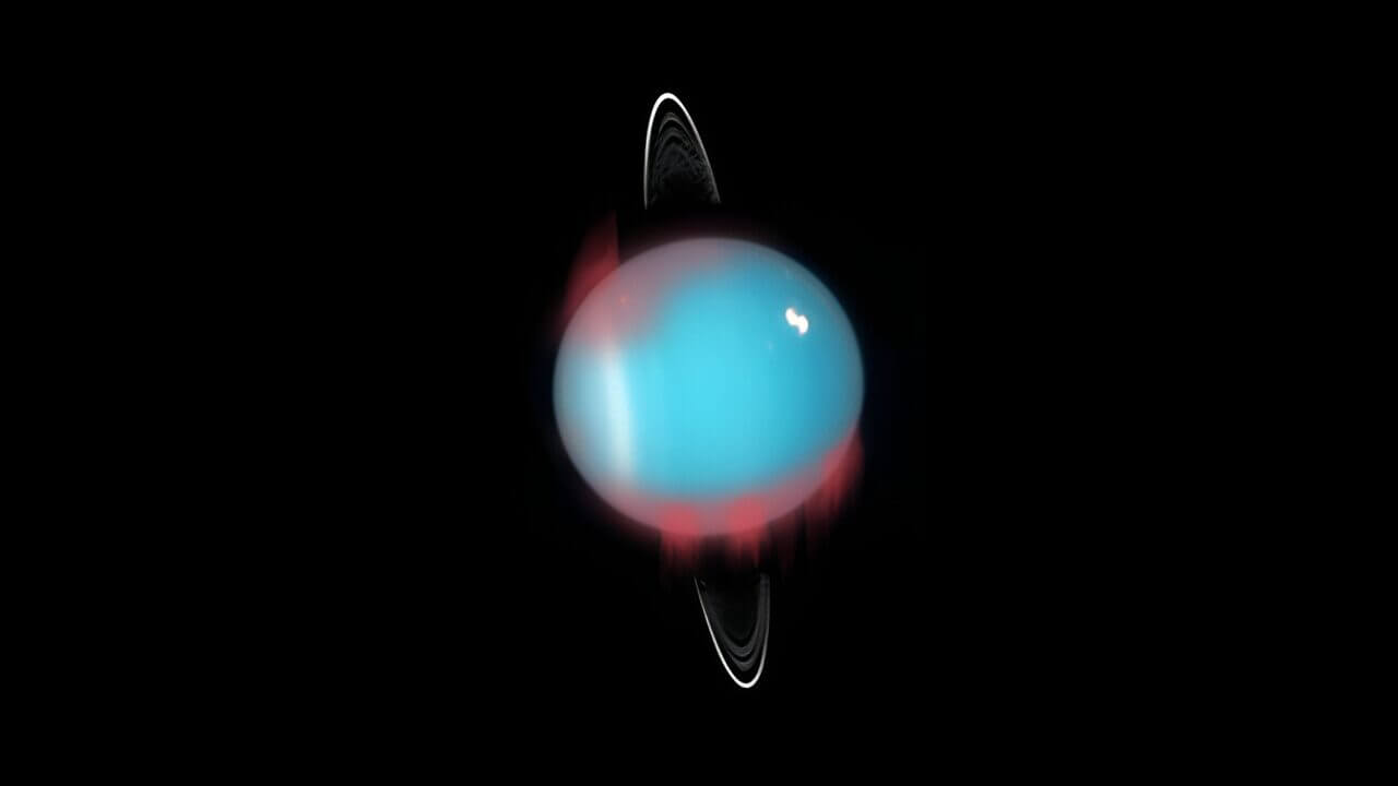 天王星の赤外線オーロラ【今日の宇宙画像】