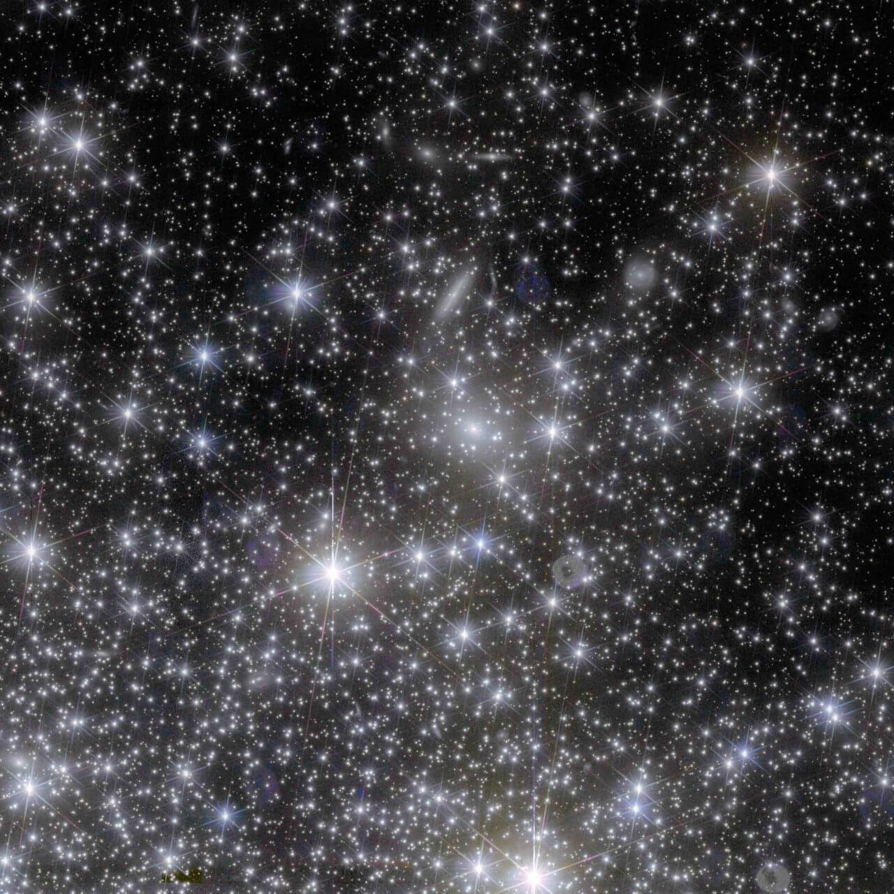 【▲ Euclid（ユークリッド）宇宙望遠鏡で撮影された球状星団「NGC 6397」の一部を拡大した画像（Credit: ESA/Euclid/Euclid Consortium/NASA, image processing by J.-C. Cuillandre (CEA Paris-Saclay), G. Anselmi）】