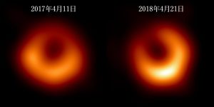 1年ぶりに撮影された「M87のブラックホール」の変化した部分・しない部分から分かること