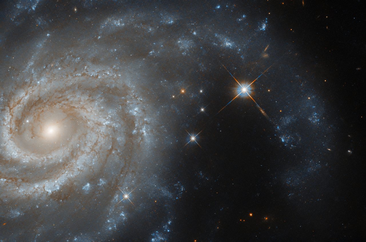 【▲ ハッブル宇宙望遠鏡で撮影された渦巻銀河「IC 438」（Credit: ESA/Hubble & NASA, R. J. Foley (UC Santa Cruz)）】
