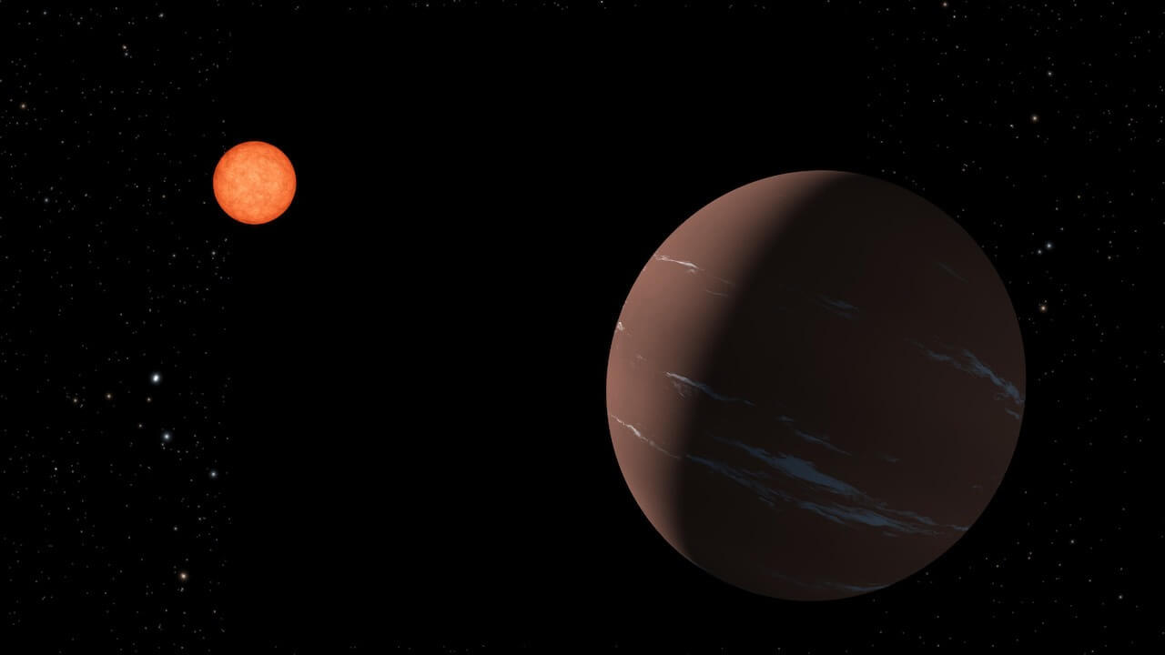 【▲ 保守的なハビタブルゾーンに位置するとみられる太陽系外惑星「TOI-715 b」（右）の想像図（Credit: NASA/JPL-Caltech）】