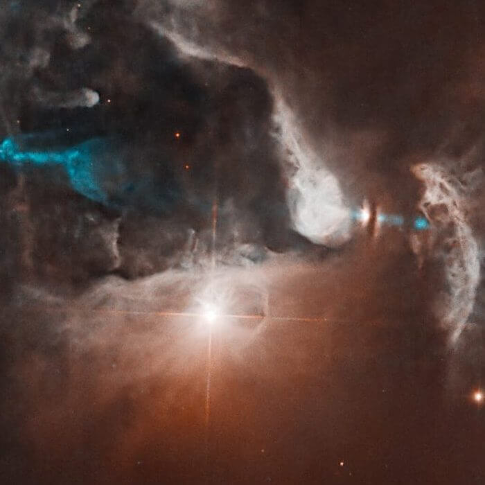 A young, 2.8 million-year-old star shining in the constellation Taurus imaged by the Hubble Space Telescope |  sorae universe portal website