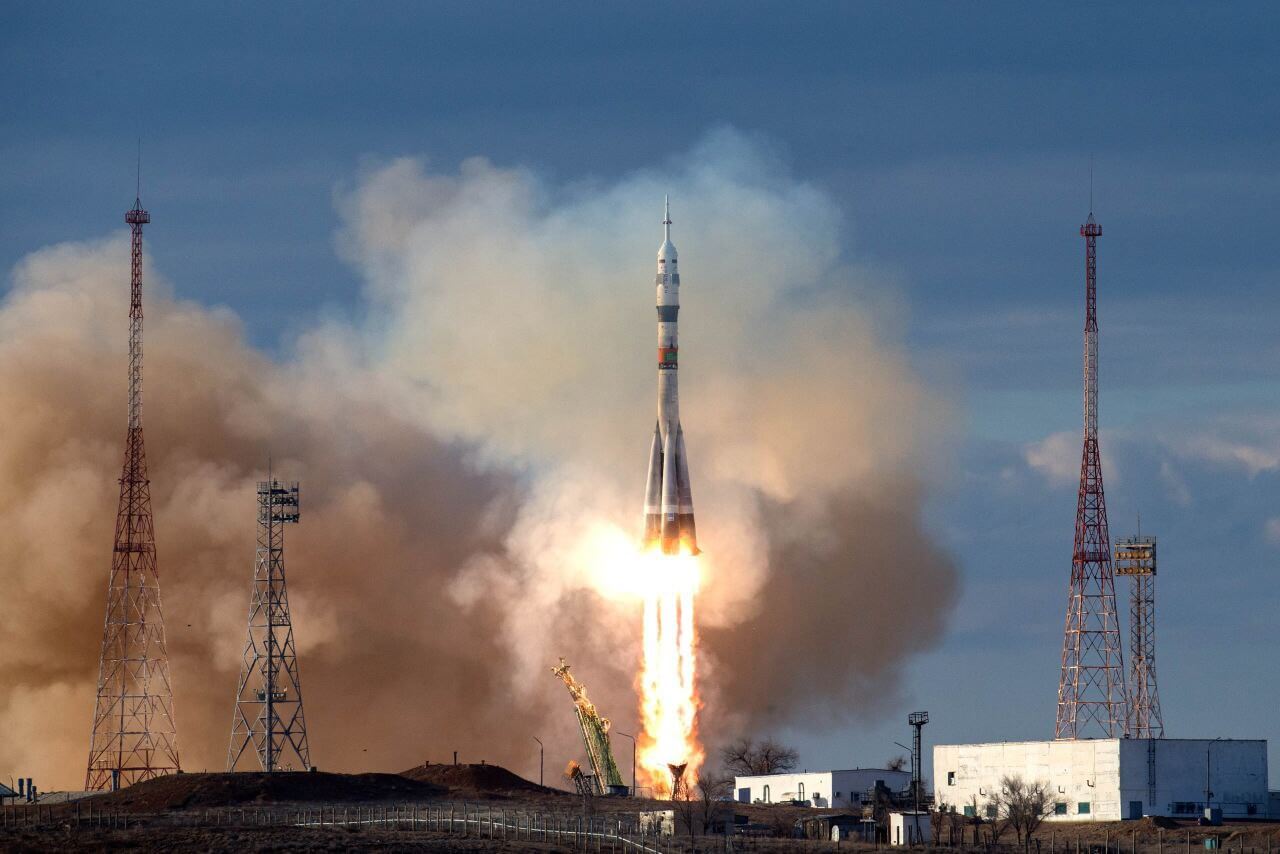【▲ 宇宙船「ソユーズMS-25」を搭載して打ち上げられた「ソユーズ2.1a」ロケット（Credit: Roscosmos/GCTC）】