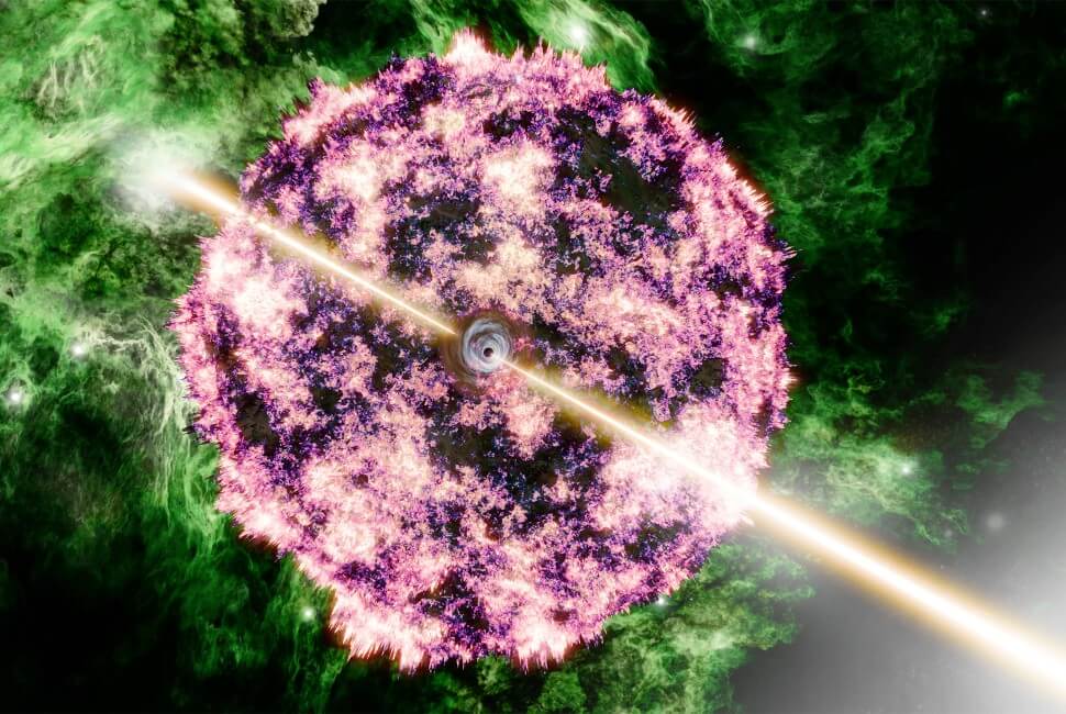 「特徴がない普通の超新星爆発」だったガンマ線バースト【今日の宇宙画像】
