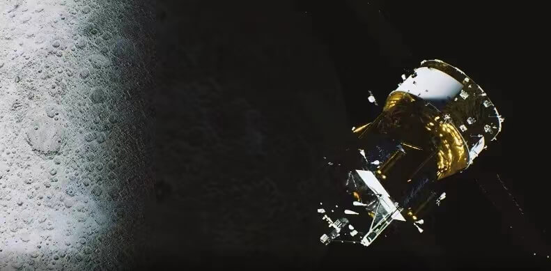 【▲ 月周回軌道に投入された中国の月探査機「嫦娥6号」のイメージ（Credit: CNSA）】