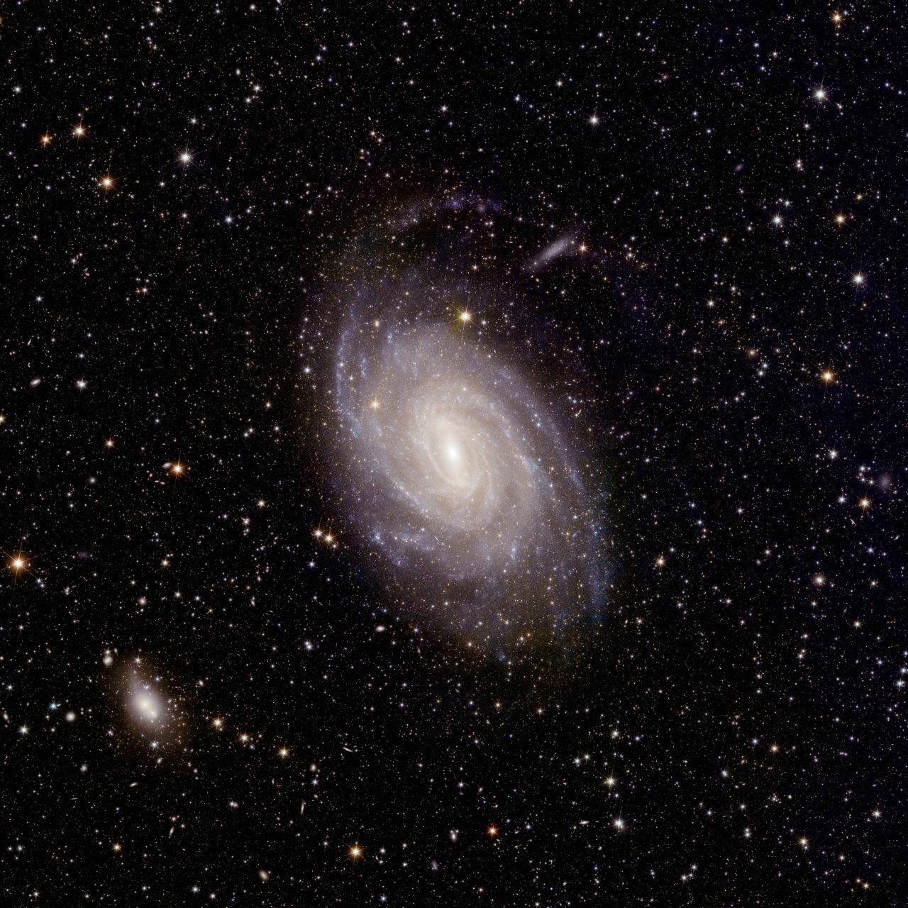 【▲ 欧州宇宙機関（ESA）の「Euclid（ユークリッド）」宇宙望遠鏡で撮影された渦巻銀河「NGC 6744」（Credit: ESA/Euclid/Euclid Consortium/NASA, image processing by J.-C. Cuillandre (CEA Paris-Saclay), G. Anselmi）】