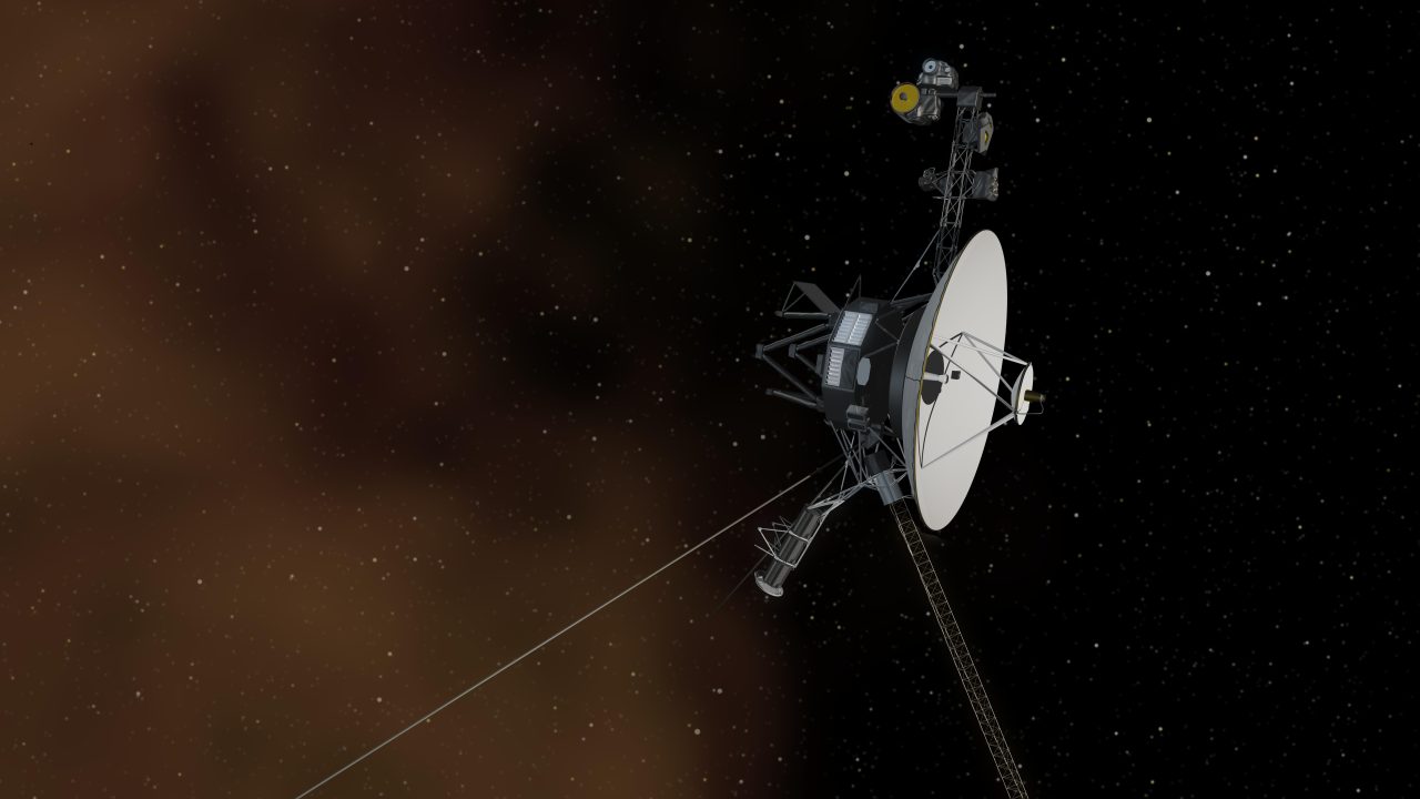 アメリカ航空宇宙局（NASA）の惑星探査機「ボイジャー（Voyager）」の想像図