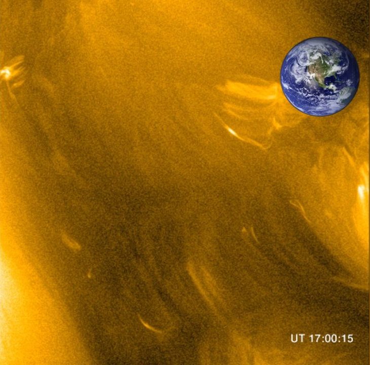 太陽風を吹かせている“微小な”プラズマジェット　ヨーロッパの太陽探査機が撮影