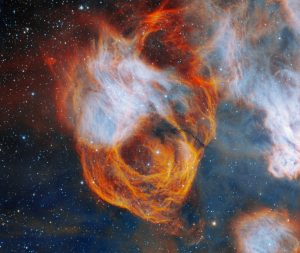 大マゼラン雲に咲いた花　南アメリカの望遠鏡が撮影した「NGC 2040」