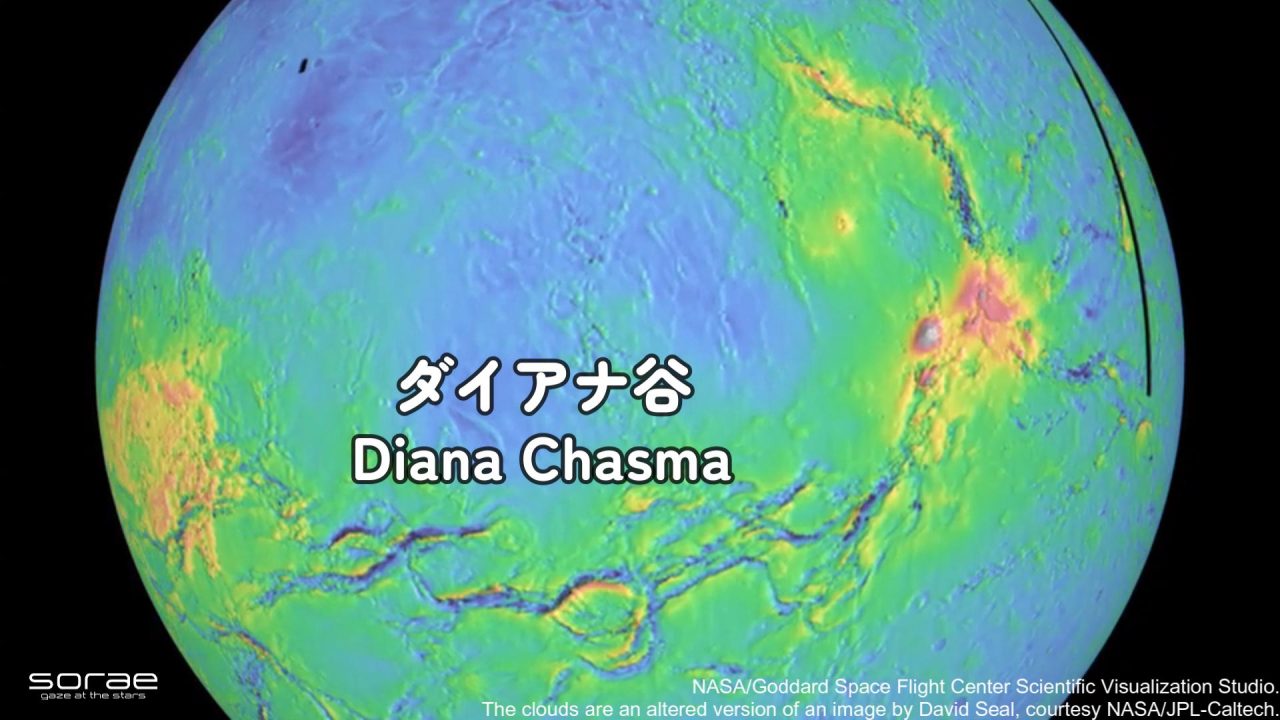 ダイアナ谷（Diana Chasma）