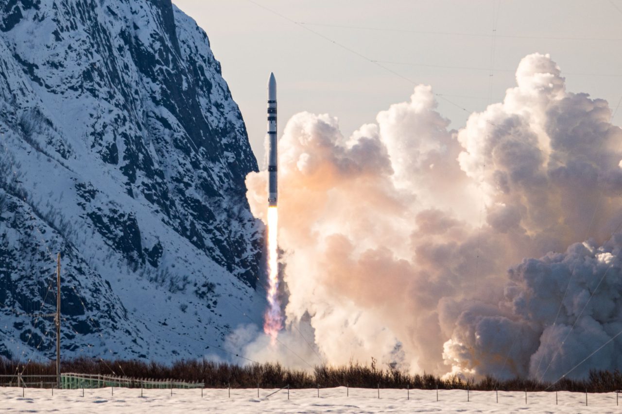 アンドーヤ・スペースポートから発射されたSpectrumロケット(Credit: Isar Aerospace; Photo: NASA Spaceflight/Brady Kenniston)