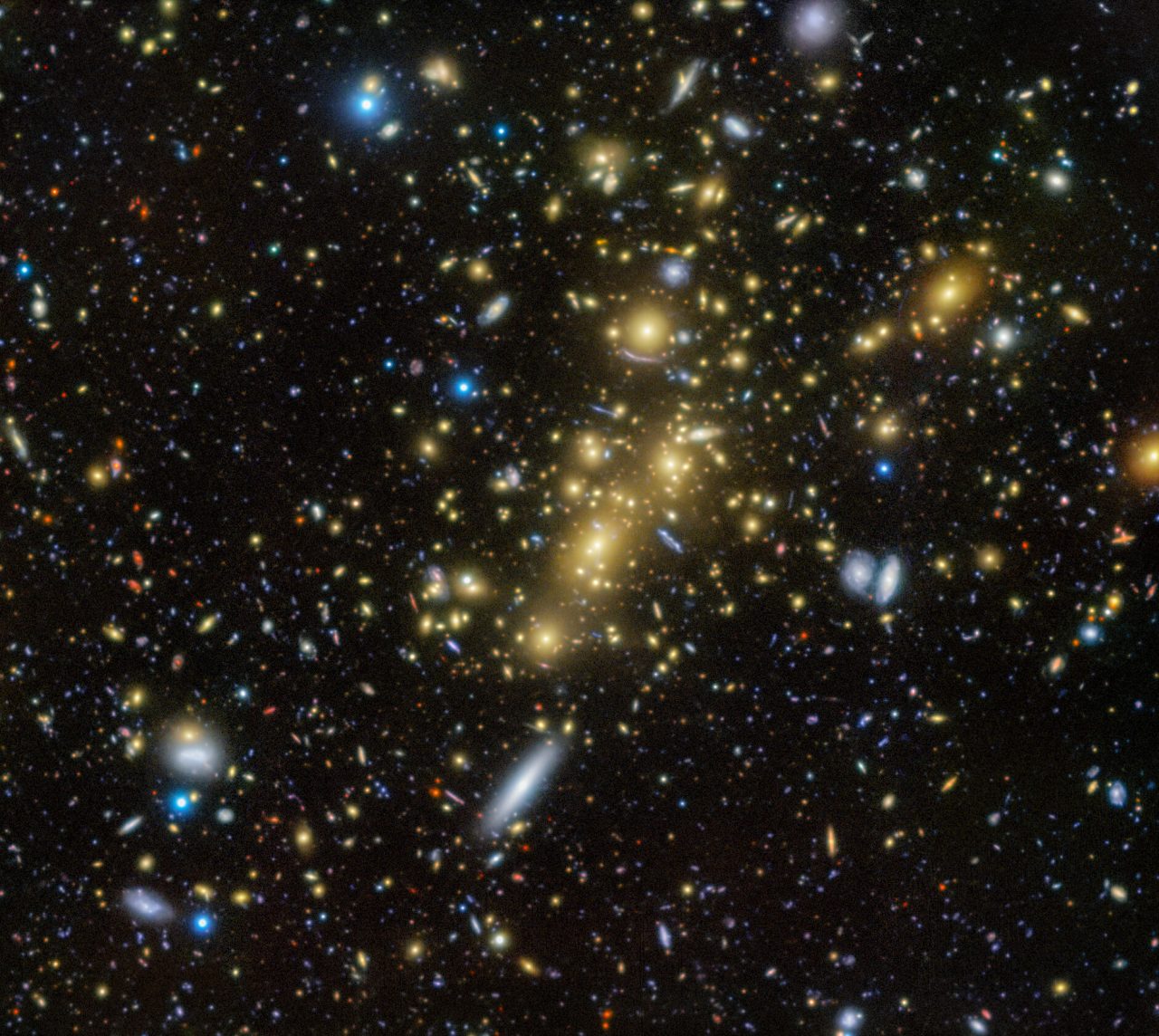 まるで銀河のコミュニティ かみのけ座の銀河団「Abell 1489」【今日の宇宙画像】