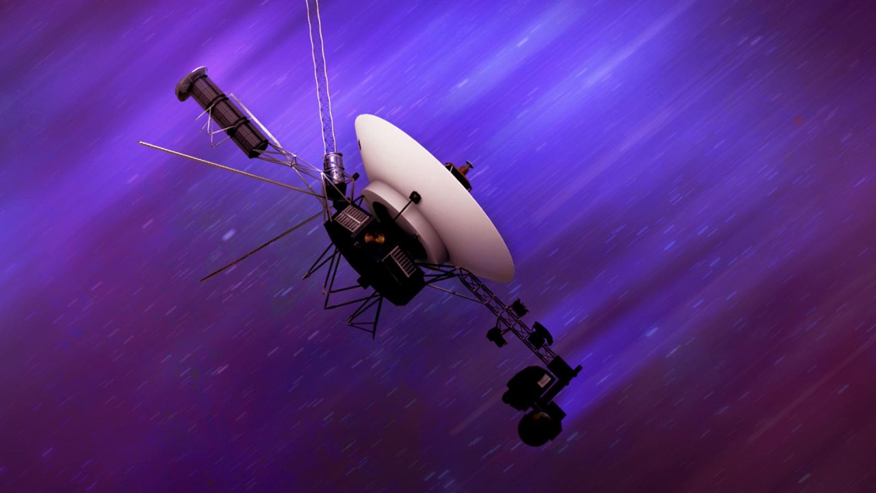NASAの惑星探査機「ボイジャー」のイメージイラスト