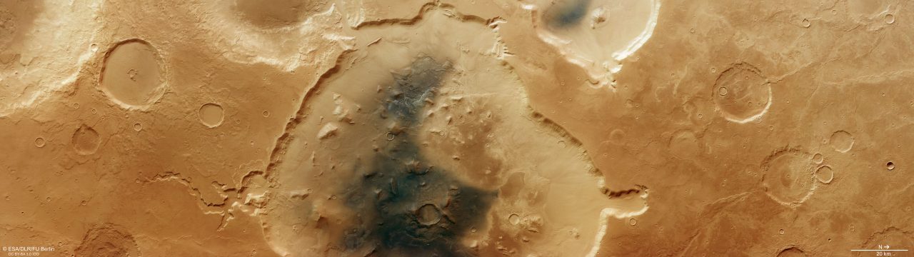 火星の地形「デウテロニルス・カブス(Deuteronilus Cavus)」
