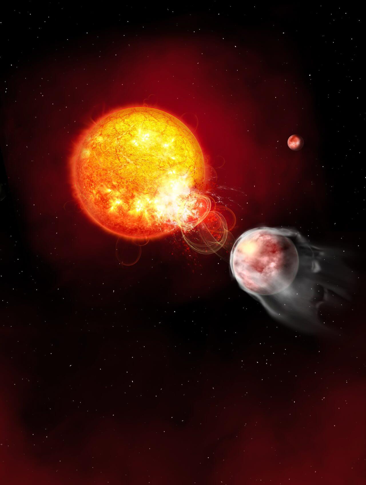 惑星の集い あと1億年で海王星サイズに縮小？ 太陽系外惑星「HIP 67522 b」は