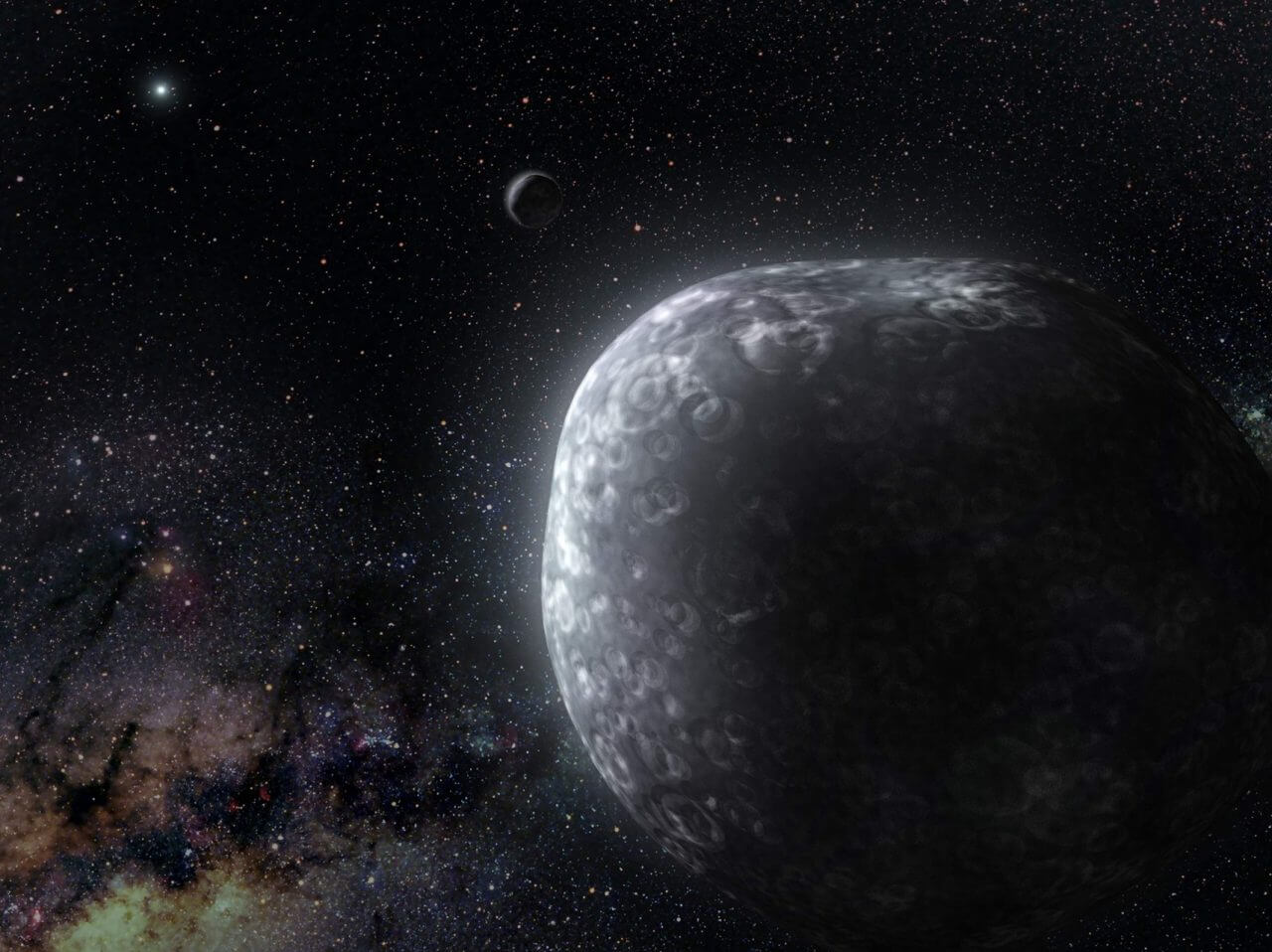 図5: 今回の実験結果を踏まえると、彗星などの宇宙の氷にはオルト炭酸が含まれている可能性があります。(Credit: NASA, ESA & G. Bacon)