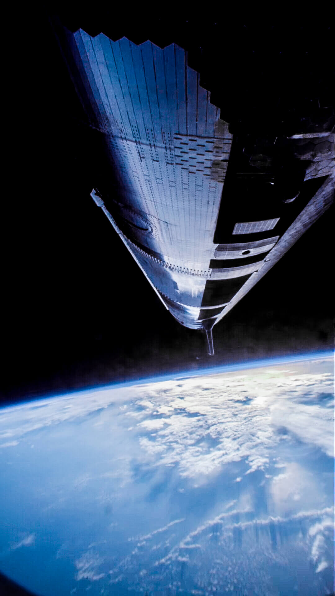 2025年5月の第9回飛行試験で飛行するStarship（スターシップ）宇宙船（Credit: SpaceX）