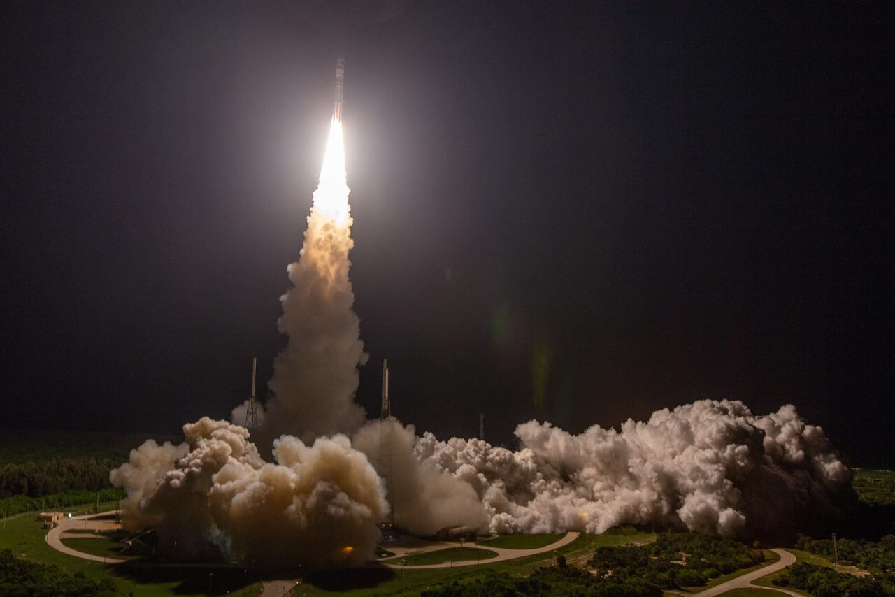 アメリカ軍の技術実証衛星「NTS-3」を搭載して打ち上げられたULAの「Vulcan」ロケット（Credit: ULA）