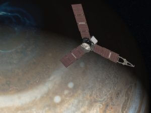 木星のオーロラに現れるガリレオ衛星の“足跡”　NASA探査機ジュノーがすべて同時に観測