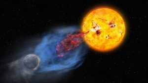 太陽似の若い星「りゅう座EK星」で発生した巨大フレアを宇宙と地上から同時観測