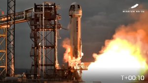 ブルーオリジン、「ニューシェパード」で15回目の有人ミッション実施