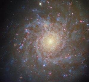 渦巻く“星の工場”　ハッブル宇宙望遠鏡が観測した銀河「NGC 4571」
