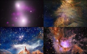 雪だるま銀河に宇宙のクリスマスツリー　NASAが“冬をイメージした”4天体画像を公開