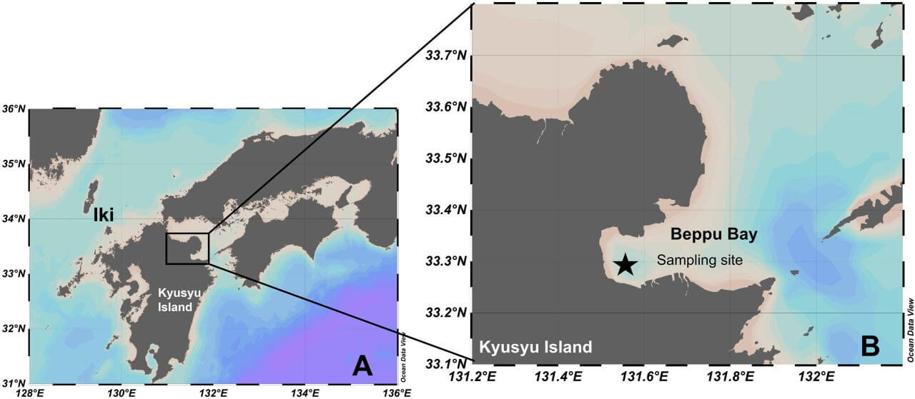 図3: 今回分析されたサンプルの採集場所を表した地図。（Credit: Zhiyuan Shi, et al.）